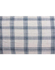 LOOMLAN Dark Blue Plaid Outdoor Throw Blanket