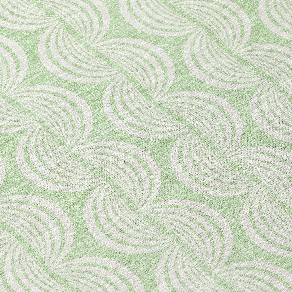 LOOMLAN Rugs Darya Green Washable Indoor-Outdoor Rug
