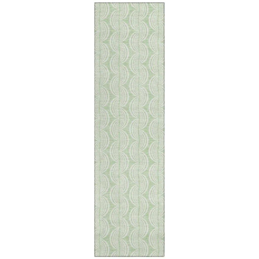LOOMLAN Rugs Darya Green Washable Indoor-Outdoor Rug