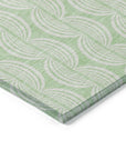 LOOMLAN Rugs Darya Green Washable Indoor-Outdoor Rug