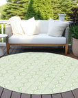 LOOMLAN Rugs Darya Green Washable Indoor-Outdoor Rug