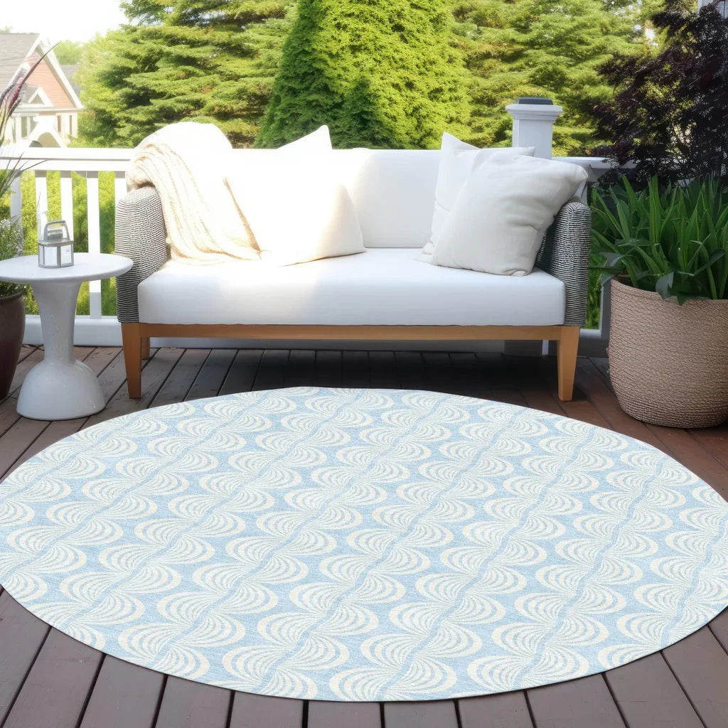 LOOMLAN Rugs Darya Sky Washable Indoor-Outdoor Rug