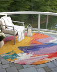 LOOMLAN Rugs Daryah Gold Washable Indoor-Outdoor Rug