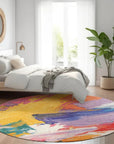 LOOMLAN Rugs Daryah Gold Washable Indoor-Outdoor Rug