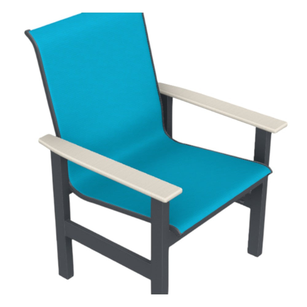 Leeward MGP Sling Outdoor Arm Chair -- view 9