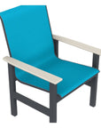 Leeward MGP Sling Outdoor Arm Chair -- view 9