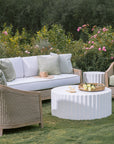 Bazaar Fluted Athena Outdoor Coffee Table