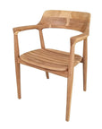 Dean Wooden Patio Dining Chair - LOOMLAN - Artesia - Outdoor Dining Chairs