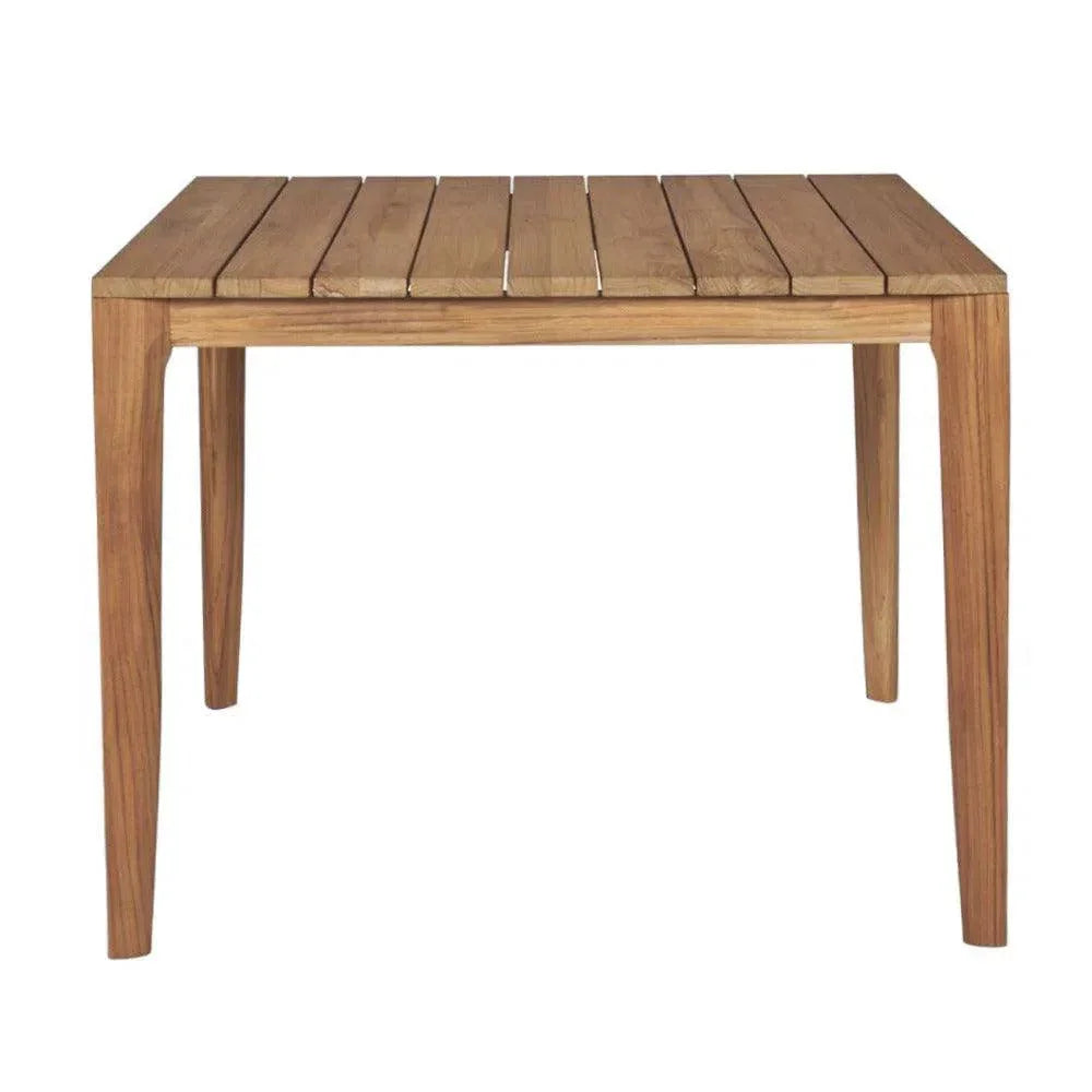 Del Ray 39 - inch Square Outdoor Dining Table - LOOMLAN - HiTeak - Outdoor Dining Tables