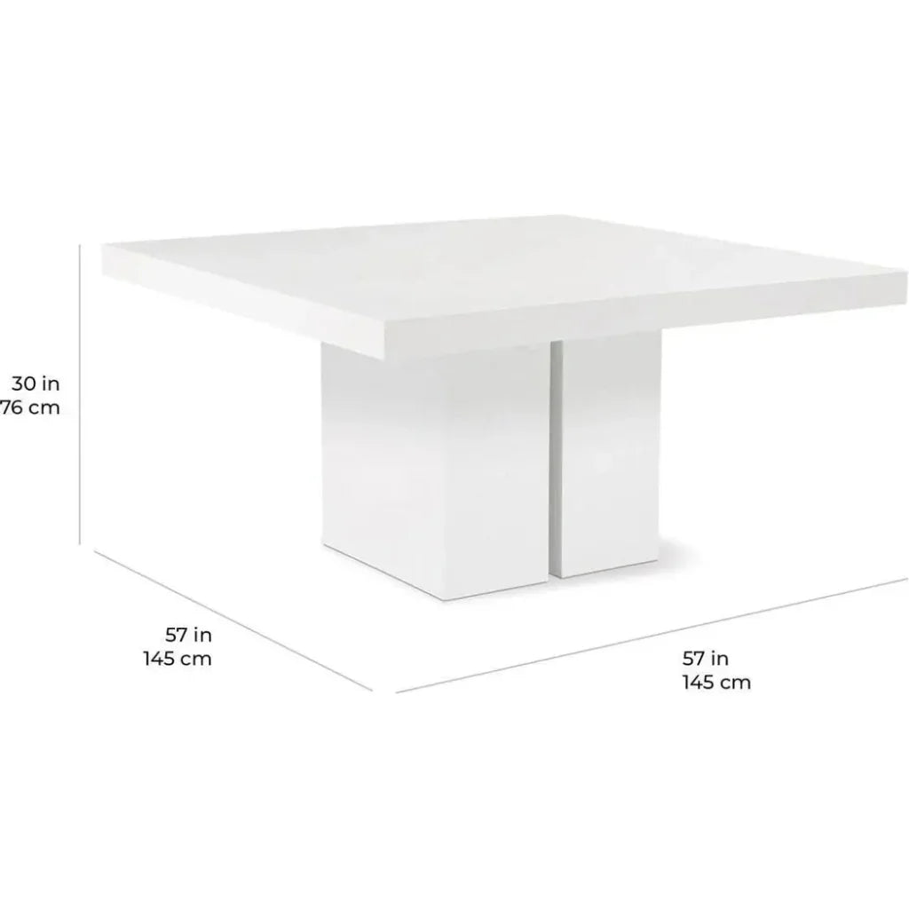 Seasonal Living Delapan Dining Table - Grey Outdoor Dining Table