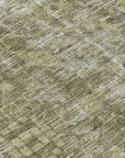 LOOMLAN Rugs Delaura Green Washable Indoor-Outdoor Rug