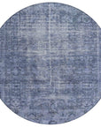 LOOMLAN Rugs Delaura Navy Washable Indoor-Outdoor Rug