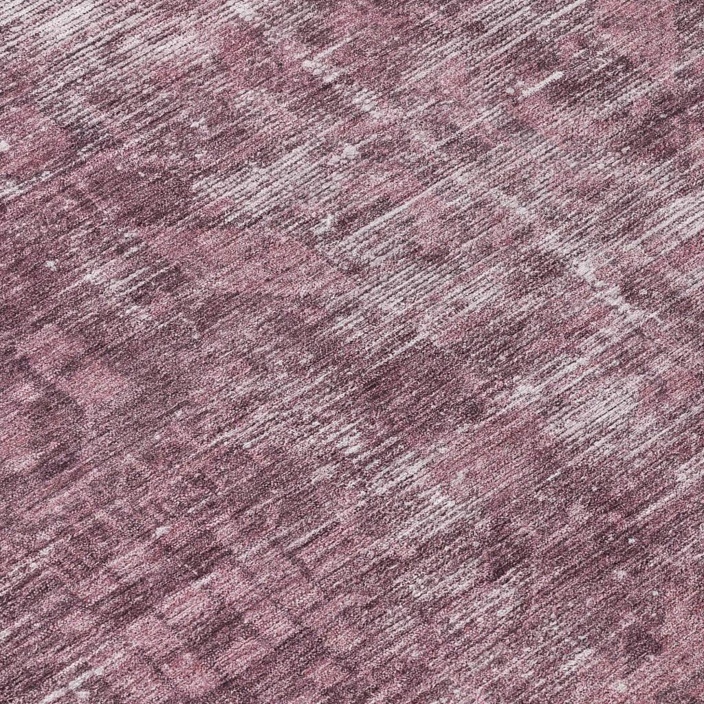 LOOMLAN Rugs Delaura Red Washable Indoor-Outdoor Rug