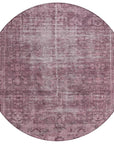 LOOMLAN Rugs Delaura Red Washable Indoor-Outdoor Rug