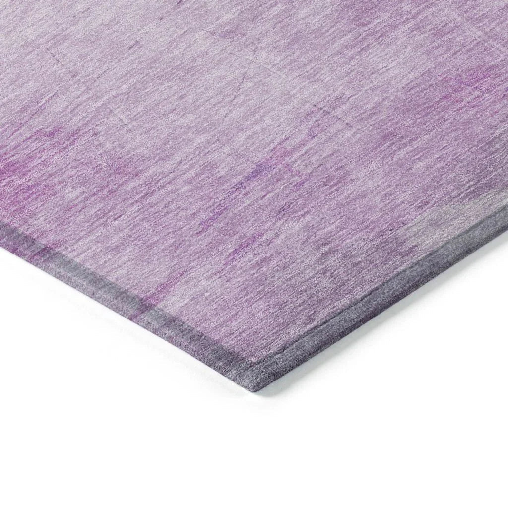 LOOMLAN Rugs Delisah Purple Washable Indoor-Outdoor Rug