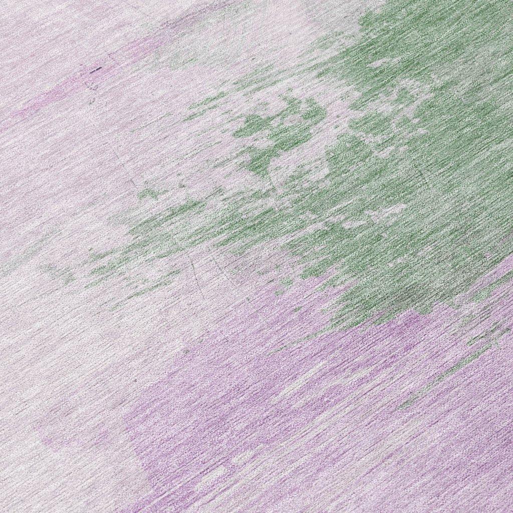 LOOMLAN Rugs Delisah Purple Washable Indoor-Outdoor Rug