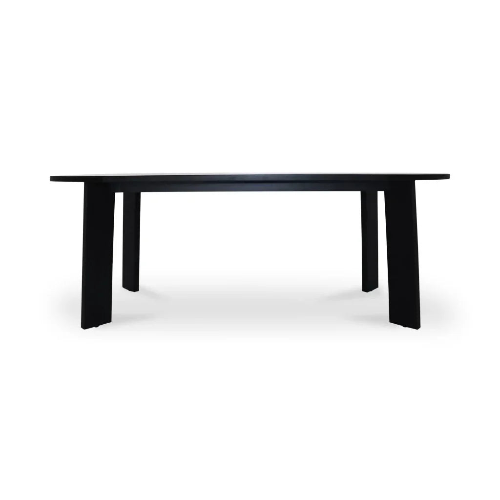 Delta Oval Teak Outdoor Dining Table - LOOMLAN - Moe's Home - Outdoor Dining Tables