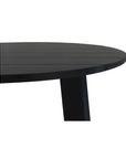 Delta Teak Round Outdoor Dining Table - LOOMLAN - Moe's Home - Outdoor Dining Tables