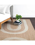 SUNPAN Derby Hand-Woven Performance Fabric Sand Rug