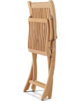 Devon Teak Folding Outdoor Armchair - LOOMLAN - HiTeak - Outdoor Lounge Chairs