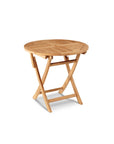 Devon Teak Patio Round Bistro Set 3PC - LOOMLAN - HiTeak - Outdoor Bistro Sets