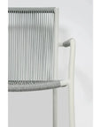 Seasonal Living Dining Arm Chair Set of Two - White Outdoor