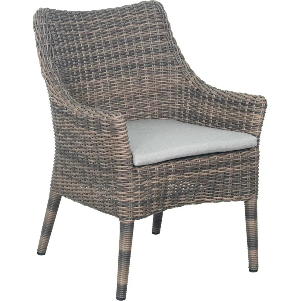Seasonal Living Dining Chair Set of Two - Grey Outdoor