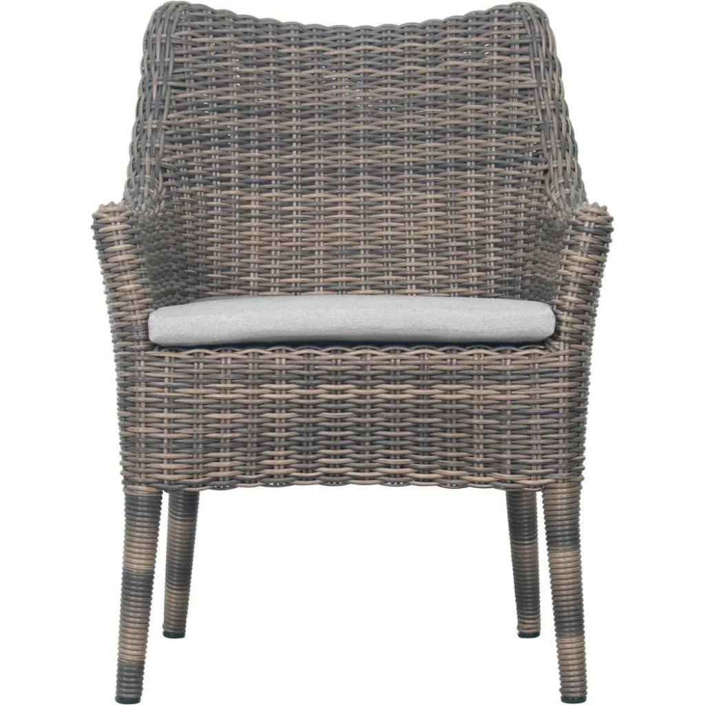 Seasonal Living Dining Chair Set of Two - Grey Outdoor