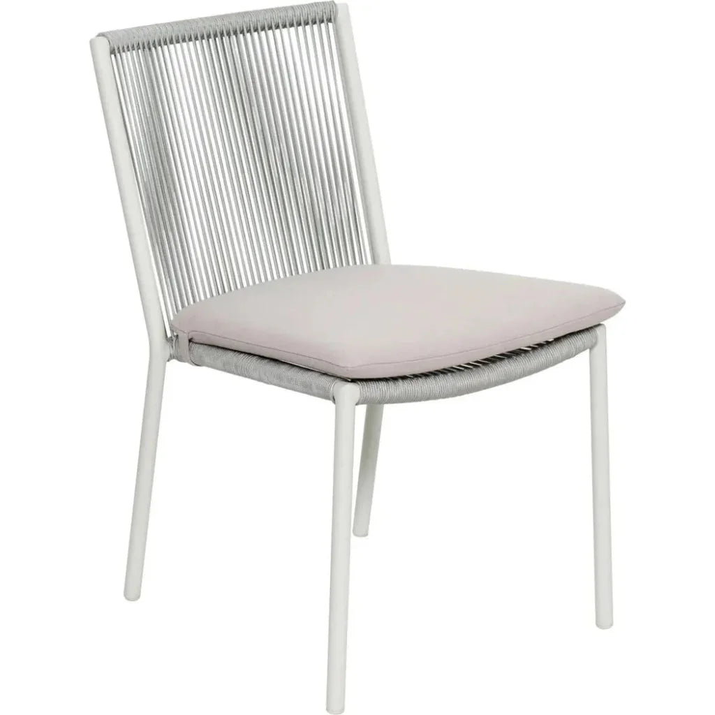 Dining Side Chair Set of Two - Grey Outdoor - LOOMLAN - Seasonal Living - Outdoor Dining Chairs
