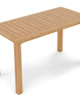 Director 5 - Piece Counter Height Teak Outdoor Dining Set - LOOMLAN - HiTeak - Outdoor Counter Dining Sets