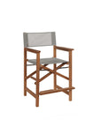 Director Teak Patio Counter Height Dining Set 5PC - LOOMLAN - HiTeak - Outdoor Dining Sets