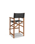 Director Teak Patio Square Bar Height Dining Set 3PC - LOOMLAN - HiTeak - Outdoor Dining Sets