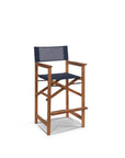 Director Teak Patio Square Bar Height Dining Set 3PC - LOOMLAN - HiTeak - Outdoor Dining Sets