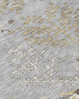 LOOMLAN Rugs Doris Gray Washable Indoor-Outdoor Rug