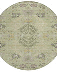 LOOMLAN Rugs Doris Green Washable Indoor-Outdoor Rug
