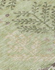 LOOMLAN Rugs Doris Green Washable Indoor-Outdoor Rug