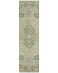 LOOMLAN Rugs Doris Green Washable Indoor-Outdoor Rug