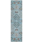 LOOMLAN Rugs Doris Sky Washable Indoor-Outdoor Rug