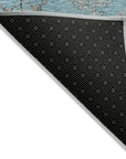 LOOMLAN Rugs Doris Sky Washable Indoor-Outdoor Rug