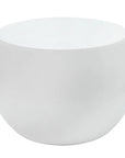 Drum Resin Patio Side Table - LOOMLAN - Artesia - Outdoor Side Tables