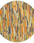 LOOMLAN Rugs Dunae Orange Washable Indoor-Outdoor Rug
