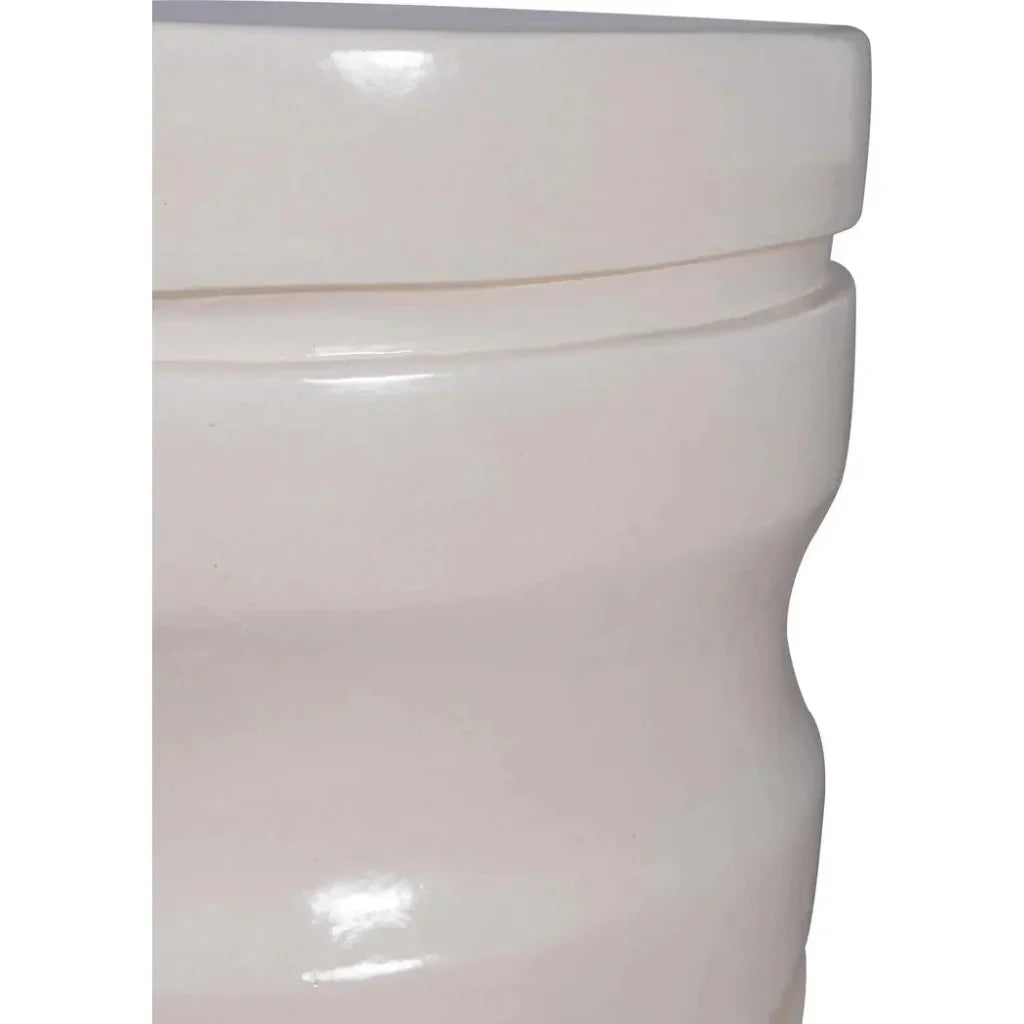 Seasonal Living Dune Accent Table - White Outdoor End Table