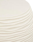 Dune Concrete Made Round Outdoor End Table - LOOMLAN - Sunset West - Outdoor Side Tables