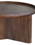 Olmira Wooden Round Coffee Table -- view 3