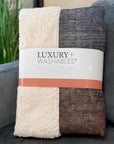 Quiet Current Teal Washable Indoor-Outdoor Rug