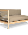 SoHo Teak Patio Sectional Sofa with Sunbrella Cushion -- view 9