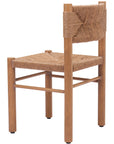 Iska Natural Wood Armless Dining Chair (Set of 2)