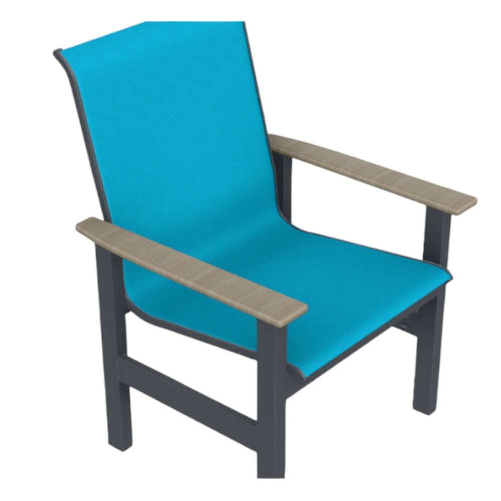 Leeward MGP Sling Outdoor Arm Chair -- view 10