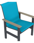 Leeward MGP Sling Outdoor Arm Chair -- view 10