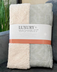 Offset Stripes Ivory Washable Indoor-Outdoor Rug